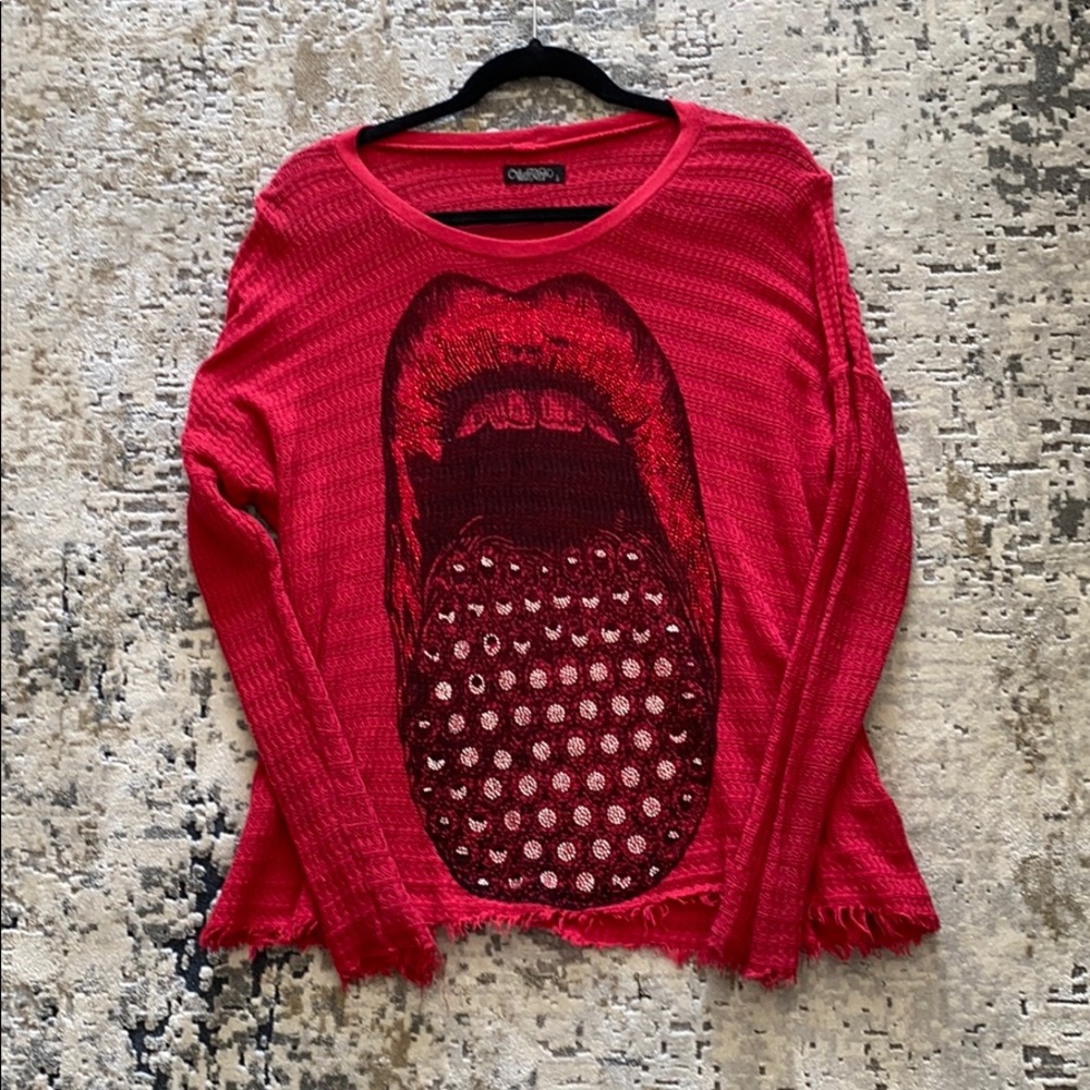Lauren Moshi Lip Sweater